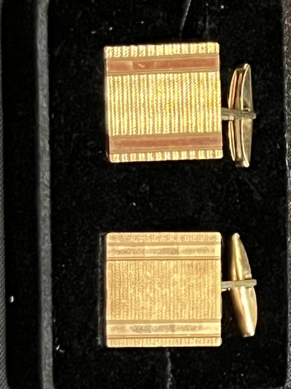 Vintage 14K Italian Cufflinks - Picture 2 of 6